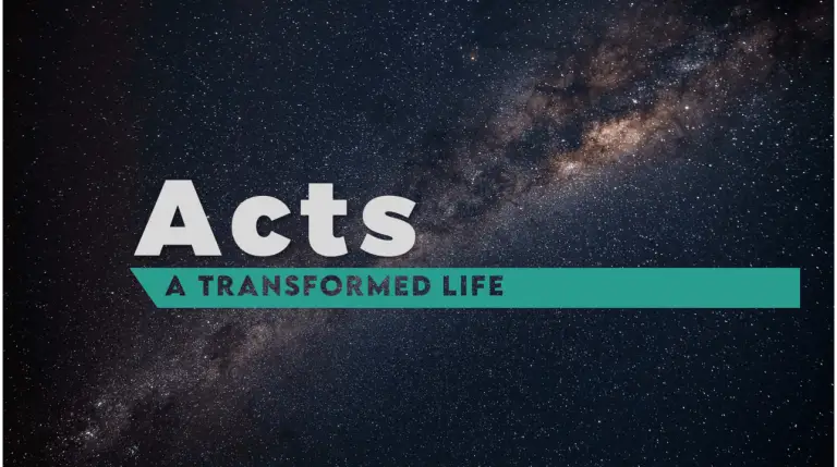 A Transformed Life